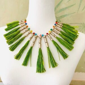 Summer Raffia Necklace